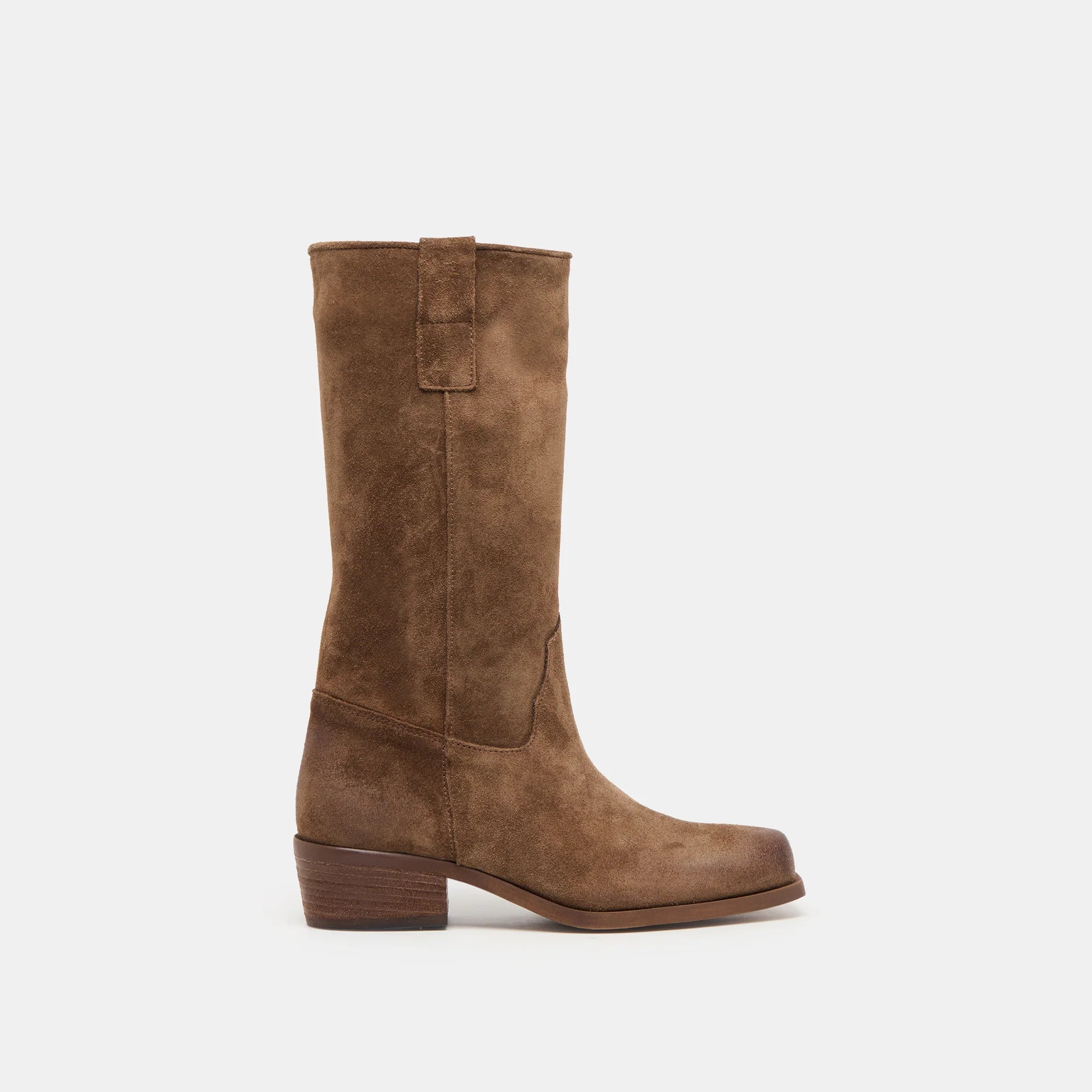 The Romie Suede Mid-Calf Boot